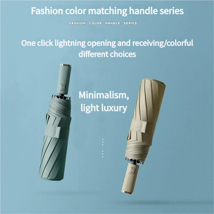 Ten bone umbrella folding umbrella sun umbrella women sun protection ultraviolet umbrella women high-end umbrella sun protection