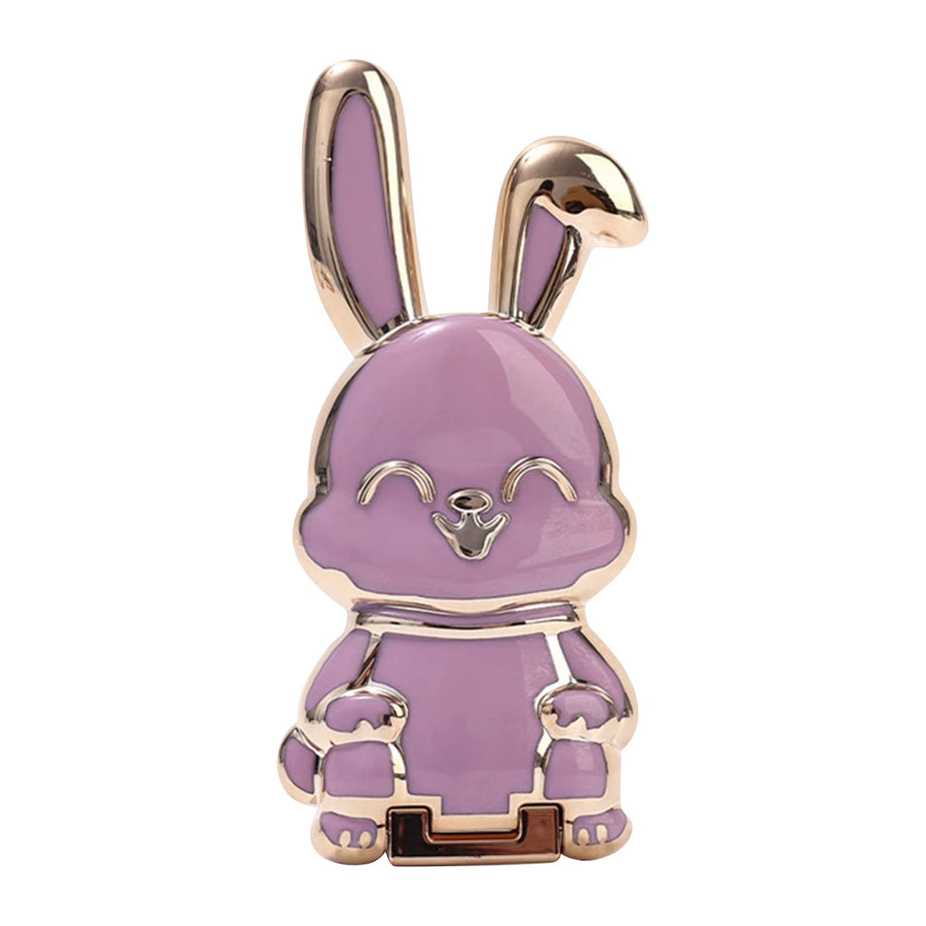 ‌Foldable Bunny Phone Stand  Portable Holder for All Mobile Phones Cute Desk Accessories Office Home Decor