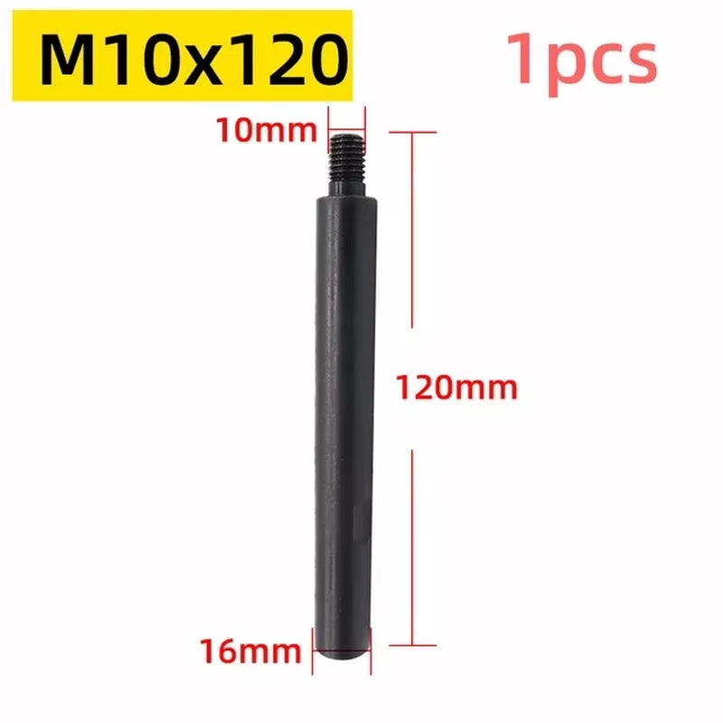 M10 M14 Angle Grinder Extension Shaft Rotary Lengthen Connecting Rod for Polishing Pad Grinding Connection Adapter Power Tool