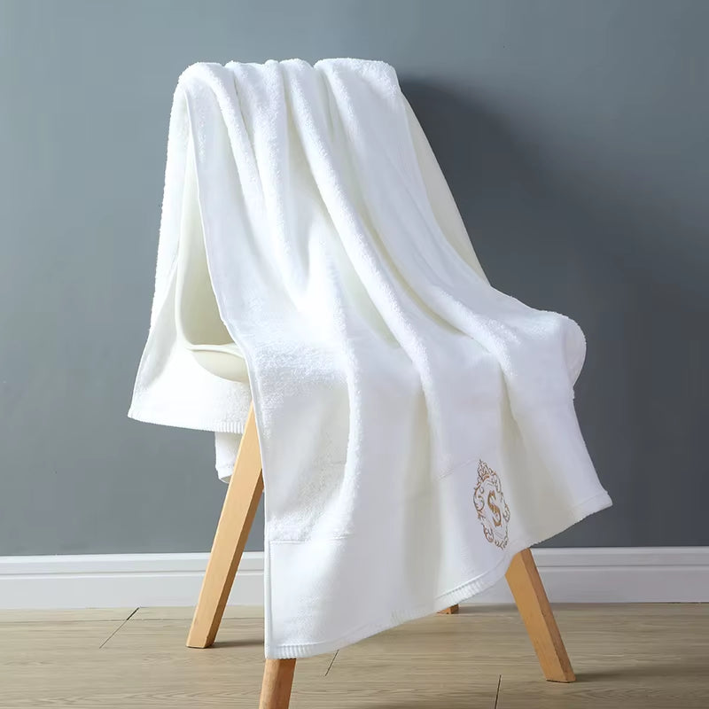 2024 New High-Grade 100% Cotton Luxury Towels Bathroom Face Bath Towel Set Soft Five Star Hotel Towel Adults Serviette 80X160Cm