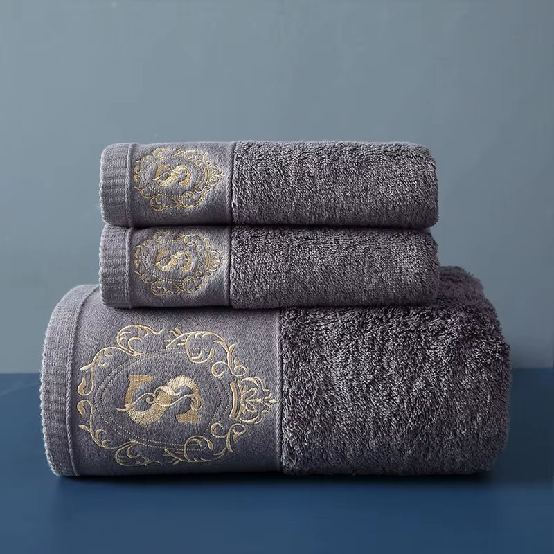 2024 New High-Grade 100% Cotton Luxury Towels Bathroom Face Bath Towel Set Soft Five Star Hotel Towel Adults Serviette 80X160Cm