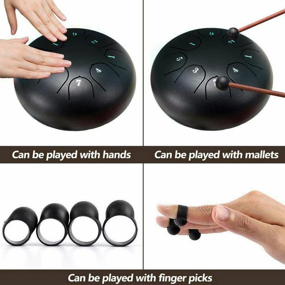 Rain Drum Rain Drum for outside When It Rains Rain Drum for outside Garden Chakra Drum Chakra Drum for Rain Outdoor 8 Note