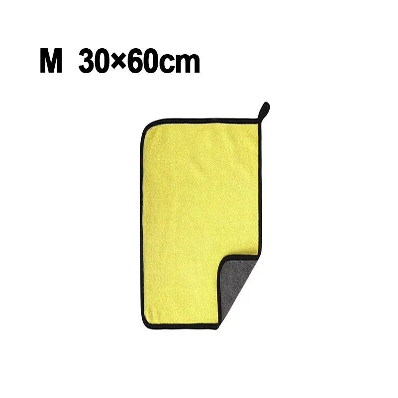 Car Wash Towel Microfiber High Water Absorption Cleaning Towels Thickened Soft Car Washing Drying Cloth Car Care Cloth Detailing