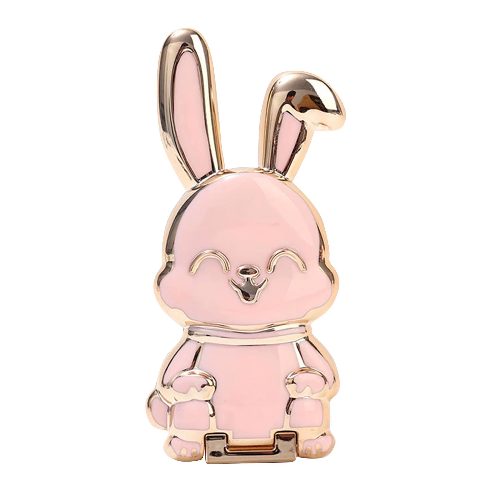 ‌Foldable Bunny Phone Stand  Portable Holder for All Mobile Phones Cute Desk Accessories Office Home Decor