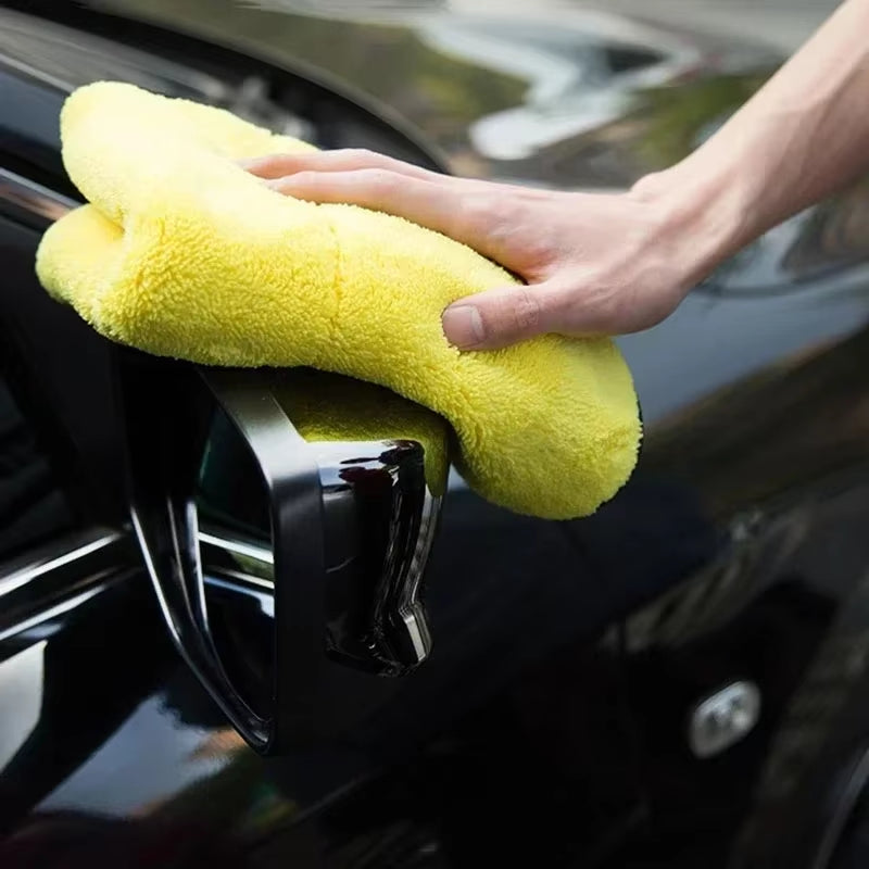 30X60Cm Microfiber Car Towel Super Absorbent Car Wash Cloth Drying Rag for Cars Polishing Household Window Cleaning Tools