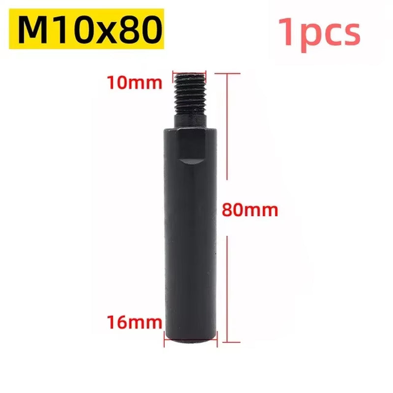 M10 M14 Angle Grinder Extension Shaft Rotary Lengthen Connecting Rod for Polishing Pad Grinding Connection Adapter Power Tool
