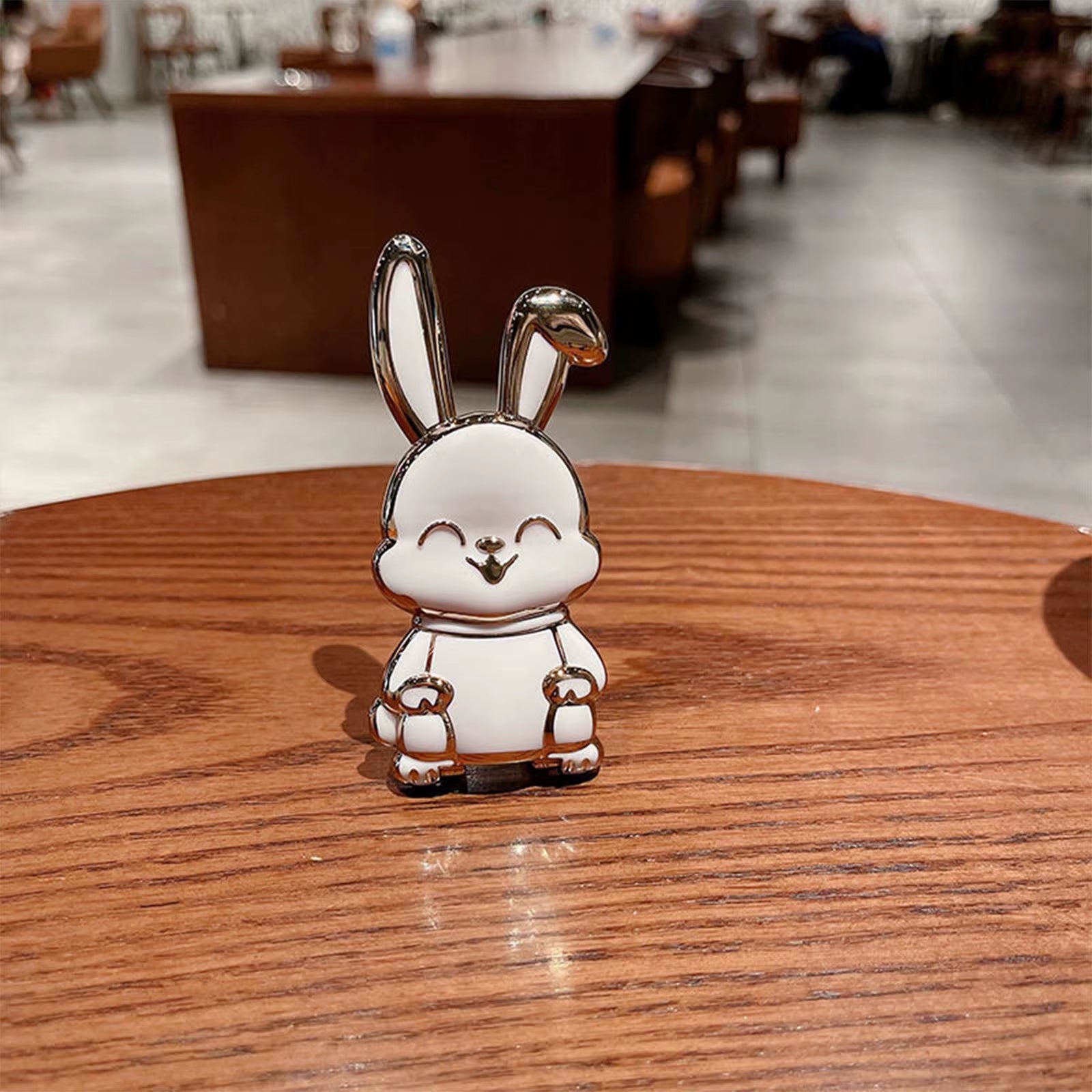 ‌Foldable Bunny Phone Stand  Portable Holder for All Mobile Phones Cute Desk Accessories Office Home Decor