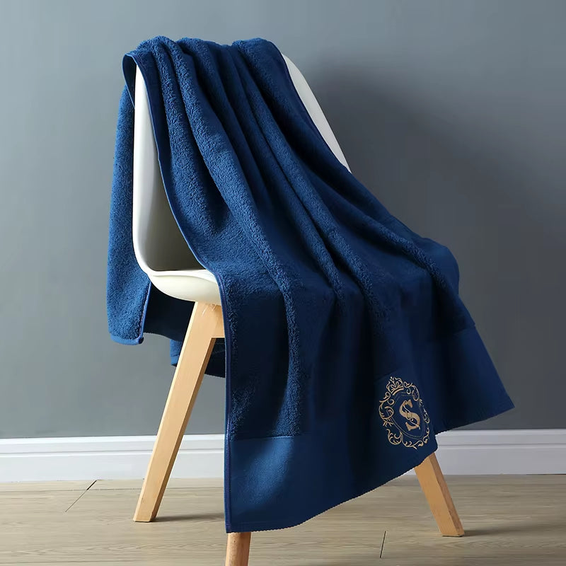 2024 New High-Grade 100% Cotton Luxury Towels Bathroom Face Bath Towel Set Soft Five Star Hotel Towel Adults Serviette 80X160Cm