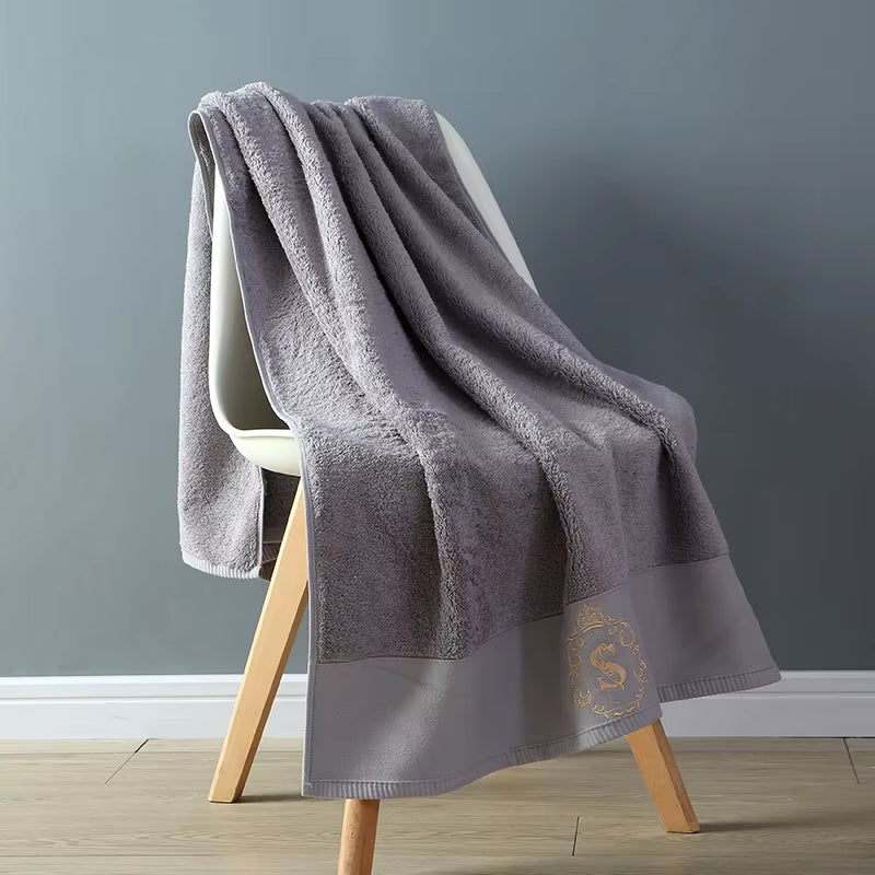 2024 New High-Grade 100% Cotton Luxury Towels Bathroom Face Bath Towel Set Soft Five Star Hotel Towel Adults Serviette 80X160Cm