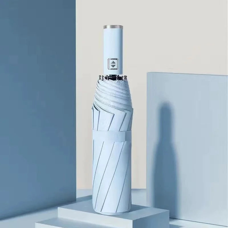 Ten bone umbrella folding umbrella sun umbrella women sun protection ultraviolet umbrella women high-end umbrella sun protection