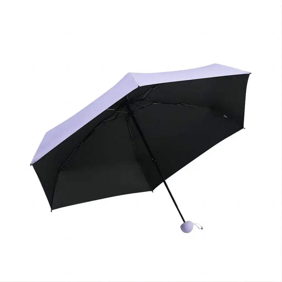 Mini Foldable umbrella UV protection Mini Sun Umbrella dual use portable box to store sunshade umbrella Mini umbrella  zwq